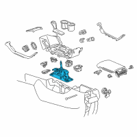 OEM Chevrolet Blazer Gear Shift Assembly Diagram - 84693427
