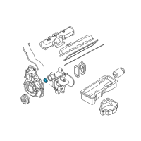 OEM GMC Front Cover Seal Diagram - 97209341