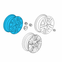 OEM Chevrolet Spark Wheel, Alloy Diagram - 95137597