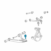 OEM Chevrolet Avalanche Lower Ball Joint Diagram - 19209396
