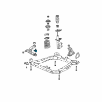 OEM Saturn Ion Stud Kit-Front Lower Control Arm Ball Diagram - 15856323