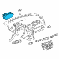OEM Chevrolet Trax Cluster Diagram - 42574330