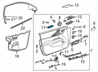 OEM Buick Envision Memory Switch Diagram - 84894505