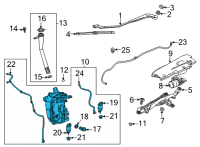 OEM Buick Washer Reservoir Diagram - 42746240