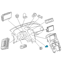 OEM Chevrolet Volt Power Switch Diagram - 20795321