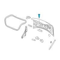 OEM Chevrolet Impala Lock Cylinder Diagram - 25974441