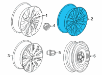 OEM Buick Envision Wheel, Alloy Diagram - 84853572
