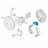 OEM Chevrolet Sonic Wheel Cylinder Diagram - 42589964