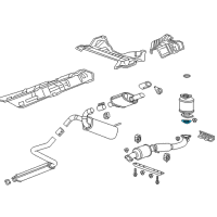 OEM Buick LaCrosse Converter Gasket Diagram - 13293994