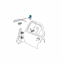 OEM Chevrolet Lumina Latch Diagram - 16636578