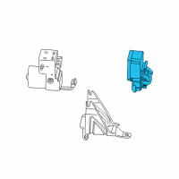 OEM Buick LeSabre Electronic Brake And Traction Control Module Assembly Diagram - 12232961