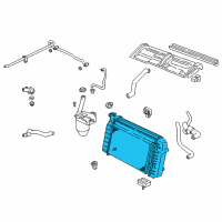 OEM Chevrolet Camaro Radiator Assembly Diagram - 52466004