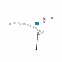 OEM Buick Enclave Stabilizer Bar Insulator Diagram - 15896940