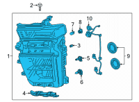 OEM Chevrolet Silverado 2500 HD Composite Assembly Diagram - 84738617