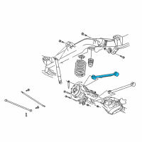 OEM Buick Rainier Rear Lower Control Arm Diagram - 15069837