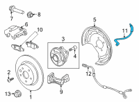 OEM Chevrolet Trailblazer Brake Hose Diagram - 60003662