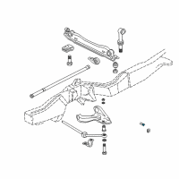 OEM Oldsmobile Bravada Insulator, Front Stabilizer Shaft Diagram - 15958933