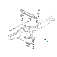 OEM GMC Syclone Clamp, Front Stabilizer Shaft Insulator Diagram - 15677617