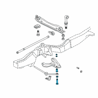 OEM Chevrolet Blazer Stabilizer Link Diagram - 15024511