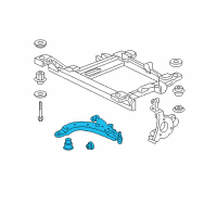 OEM Chevrolet Impala Lower Control Arm Diagram - 22947665