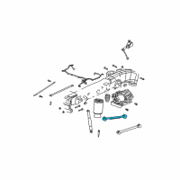 OEM Buick Rainier Rear Lower Control Arm Diagram - 15069838