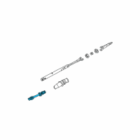 OEM Oldsmobile Aurora Intermediate Steering Shaft Assembly Diagram - 26044419