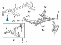 OEM Chevrolet Lower Control Arm Bracket Diagram - 95441277
