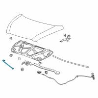 OEM Chevrolet Spark Support Rod Diagram - 42668526
