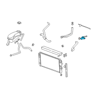 OEM Buick Water Outlet Diagram - 24575259