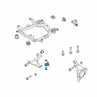 OEM Saturn Astra Stud Kit, Front Lower Control Arm Ball Diagram - 90542995