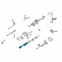 OEM Chevrolet Monte Carlo Steering Gear Coupling Shaft Assembly Diagram - 25913680