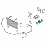 OEM Chevrolet Lumina Pulley With Bearing Diagram - 6580046