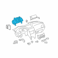 OEM Chevrolet Malibu Cluster Assembly Diagram - 20828592