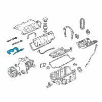 OEM Pontiac Trans Sport Intake Manifold Gasket Set Diagram - 19169127