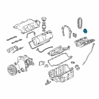 OEM Oldsmobile Alero Camshaft Gear Diagram - 24507450