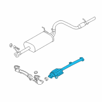 OEM Chevrolet Tracker Exhaust Pipe No.2 (On Esn) Diagram - 30026879