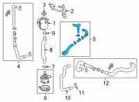 OEM Chevrolet Bolt EV Hose & Tube Assembly Diagram - 42750962