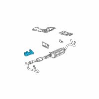 OEM Chevrolet Express 1500 Engine Exhaust Manifold Assembly Diagram - 12552325