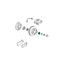 OEM Cadillac DeVille Outer Bearing Diagram - 457049