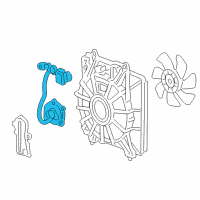 OEM Motor, Cooling Fan Diagram - 38616-RZA-A01
