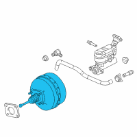 OEM Pontiac Booster Assembly Diagram - 18045787