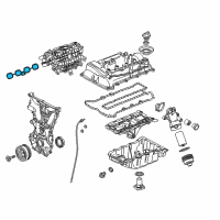 OEM Buick Manifold Gasket Diagram - 55569383