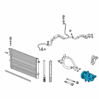 OEM Chevrolet Colorado Compressor Assembly Diagram - 84666664