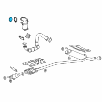 OEM Chevrolet Equinox Preconverter Seal Diagram - 12641115
