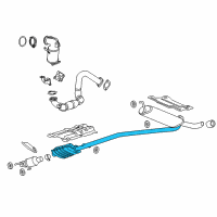 OEM Buick Muffler & Pipe Diagram - 42630796