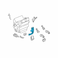 OEM Buick Terraza Strut Rear Bracket Diagram - 12577766