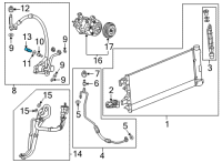 OEM GMC Yukon XL Pressure Sensor Diagram - 13511536