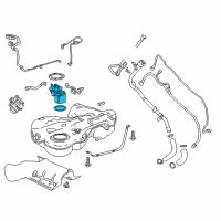 OEM Buick LaCrosse Fuel Pump Diagram - 23408844