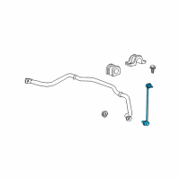 OEM Chevrolet Traverse Stabilizer Link Diagram - 20905104