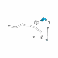 OEM Buick Stabilizer Bar Clamp Diagram - 15223561
